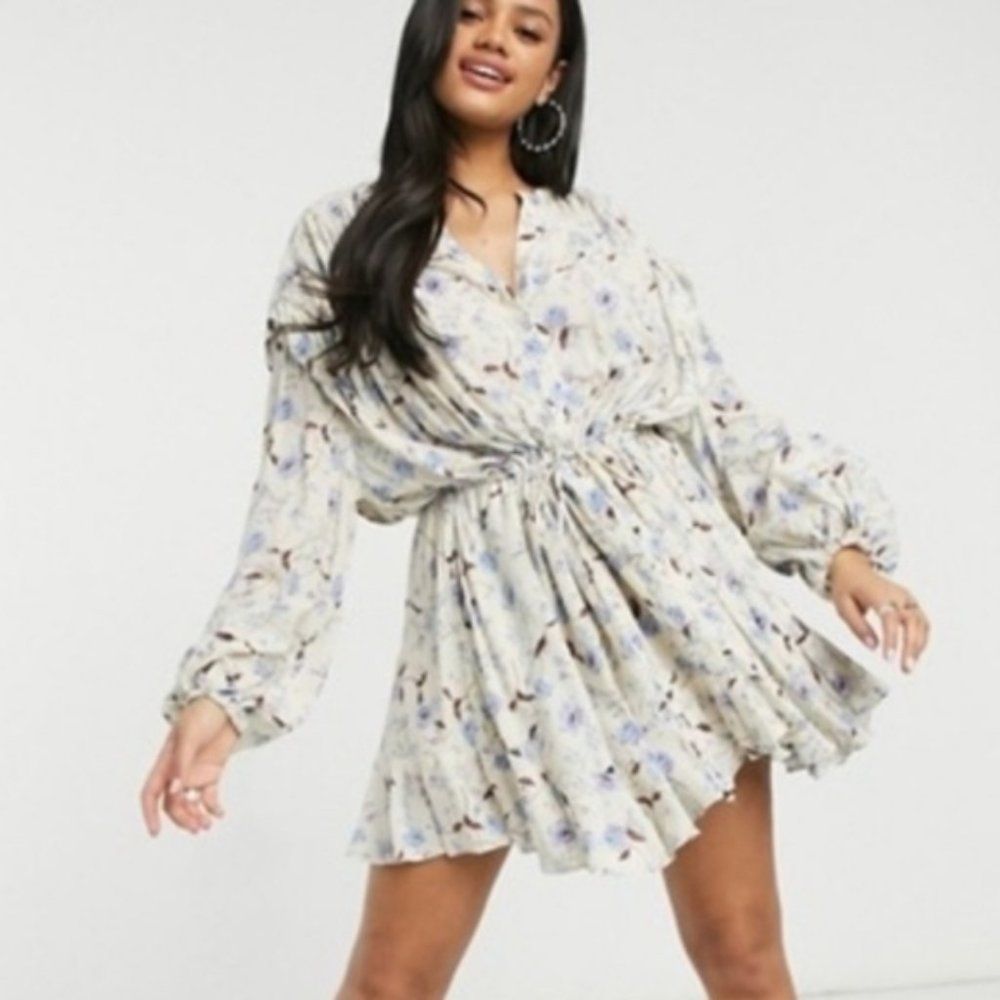 FREE PEOPLE Flower Fields Mini Dress